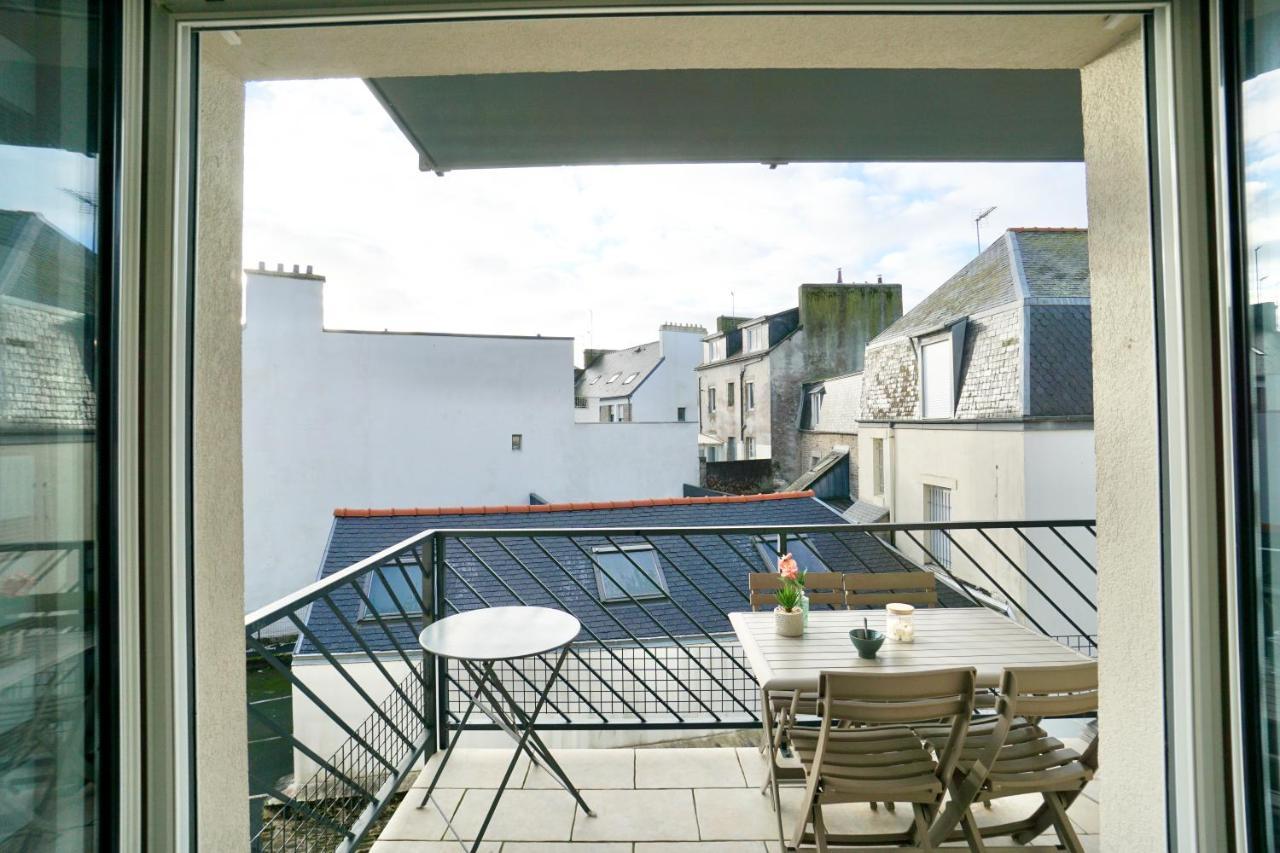 Ferienwohnung L'Atoll *Hyper Centre*Parking* Concarneau Exterior foto