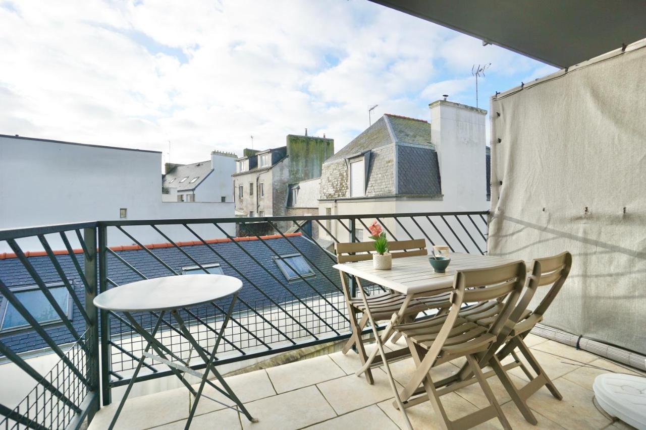 Ferienwohnung L'Atoll *Hyper Centre*Parking* Concarneau Exterior foto